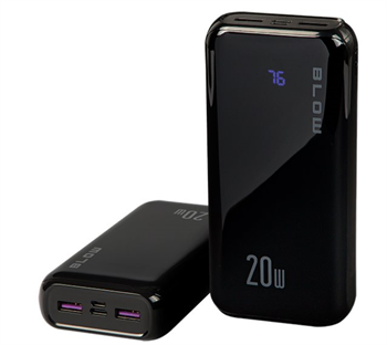 Powerbanka 30000mAh BLOW PB30A 2xUSB QC3.0, display