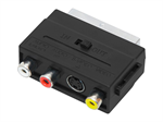 Redukcia SCART IN-OUT/3xCINCH + SVHS