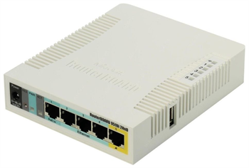 Routerboard MikroTik RB951Ui-2HnD 5x LAN, 1x 2,4GH