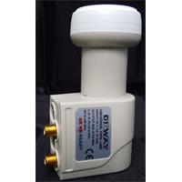 ROZBALENO DI-WAY LNB TWIN 0,1dB Gold konektory F