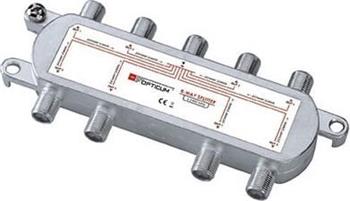 Rozbočovač OPTICUM 8xF HQ 5-2450 MHz, průchozí