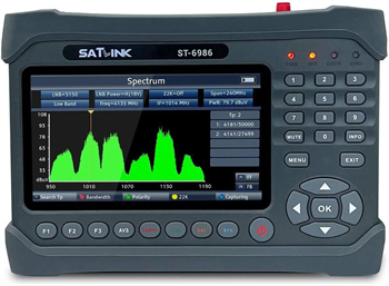 Satlink ST-6986 HD DVB-S2/DVB-T2/DVB-C h.265 COMBO-METER HEVC