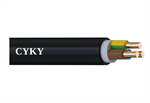 Silový instalační kabel pro pevné uložení CYKY-J 3x1,5, balení 25m