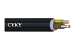 Silový instalační kabel pro pevné uložení CYKY-J 3x2,5, balení 50m