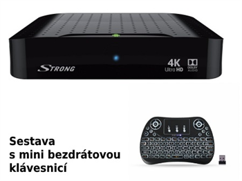 STRONG SRT 2022 Android IP 4K UHD + klávesnice OPENBOX LI-ION8