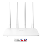 Tenda F6 Wireless-N Router 802.11b/g/n,300Mbps, 1xWAN, 3xLAN, 4x Fix. Ant. 5dBi