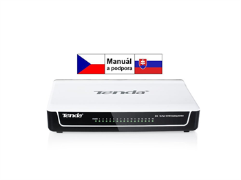 Tenda S16 16-Port Fast Ethernet Switch, 10/100 Mb/s, Desktop