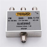 Teroz slučovač pásmový FM+DAB+DVB-T