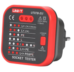 Tester elektrických zásuvek RCD Uni-T UT07B-EU