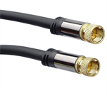 Účastnícka šnúra PremiumCord Satelitný antenný HQ kábel F male-F male (135 dB) 4x tienený 3m