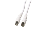 Účastnícka šnúra TST 0,7m TV antenný kábel M/F 75Ohm