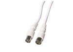 Účastnícka šnúra TST 2m TV antenný kábel M/F 75Ohm