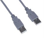 USB Kabel USB 2.0 AM-AM 0,5m šedý