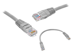 UTP Patch Kabel Lexton RJ45 CAT5E 0,25m 8P8C 1:1 Šedá