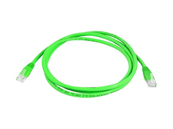 UTP Kabel Lexton RJ45 CAT5E 0,5m 8P8C 1:1 Zelený