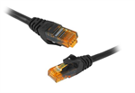 UTP Patch Kabel Lexton RJ45 CAT6E 1m 8P8C 1:1 Černý