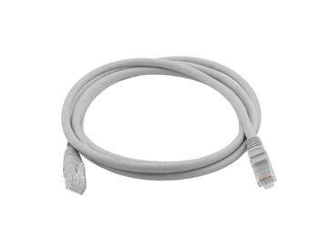 UTP Kabel Lexton RJ45 CAT6E 1m 8P8C 1:1 Šedý