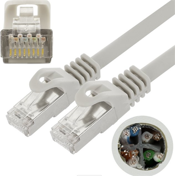 UTP Patch Kabel Neku 2x RJ45 CAT6 0,5m, šedý