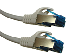 UTP Patch Kabel RJ45 SFTP6A 0,5m Cu 1:1 LSZH Šedý