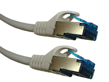 UTP Patch Kabel RJ45 SFTP6A 1,0m Cu 1:1 LSZH Šedý