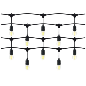 Venkovní párty osvětlení girlanda VIRONE LG-1/5M/E27/3,5m, IP44, 5x LED E27, 1W,