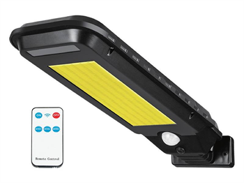 Venkovní solární LED osvětlení LTC LXLL118, 30W COB, 2000lm, 2400mAh, PIR