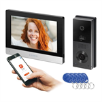 Videozvonček ORNO OR-VID-MA-1079/B, XIRAN, 8" LCD FHD RFID, Tuya Smart
