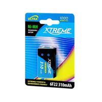 XTREME Baterie 9V Ni-MH 310mAh dobíjecí, blistr 1ks