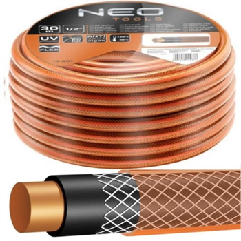 Zahradní hadice NEO 1/2" oranžová, 4vrstvá, 20 barů, Economic 30m