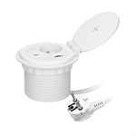 Zásuvka vestavná ORNO OR-GM-9015/W 1 zásuvka 2 USB (A+C), bílá